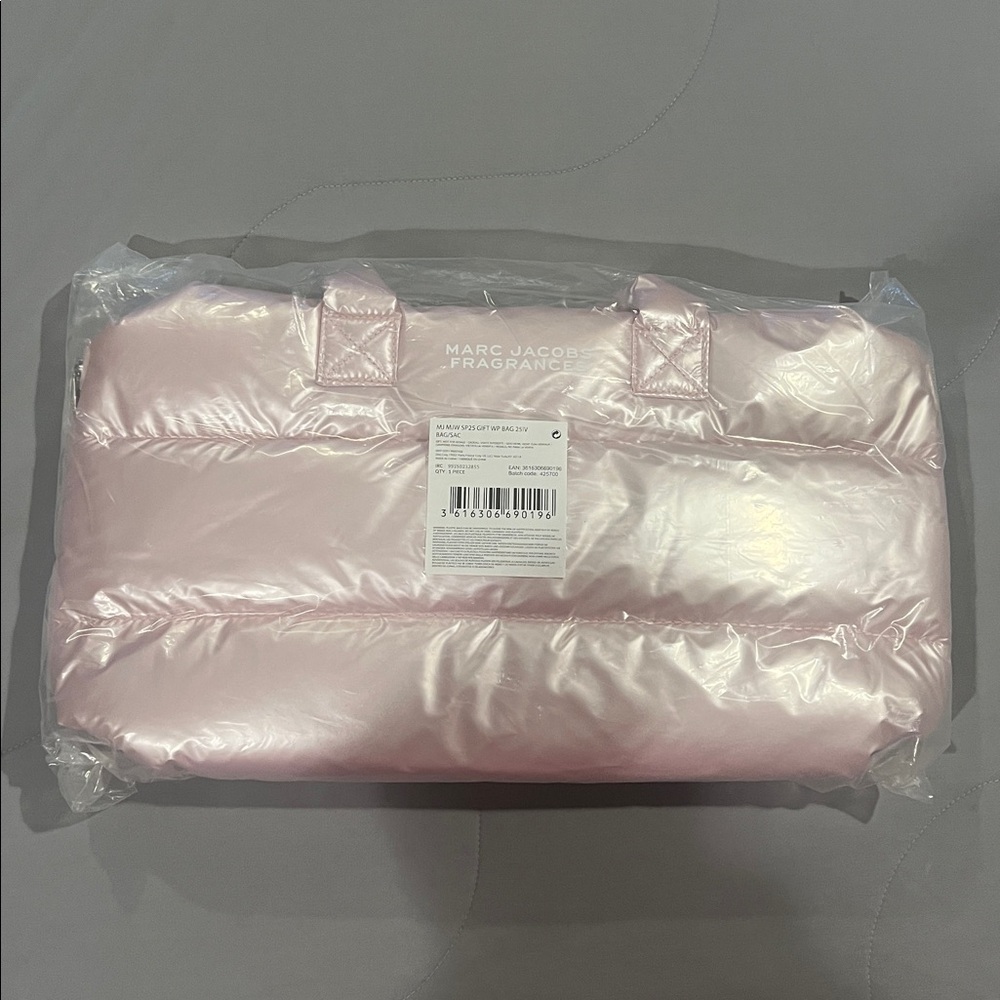 Marc Jacobs Blush Pink Puffer Tote
